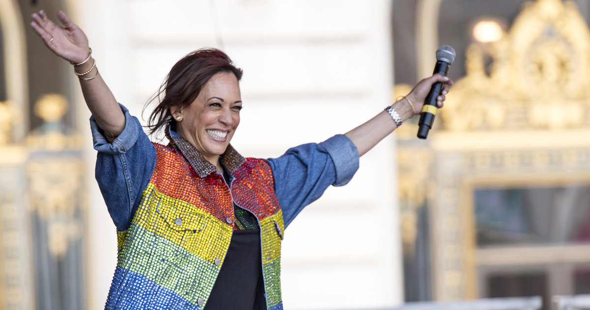 LGBTQ celebrities and lawmakers came out in support of Kamala Harris